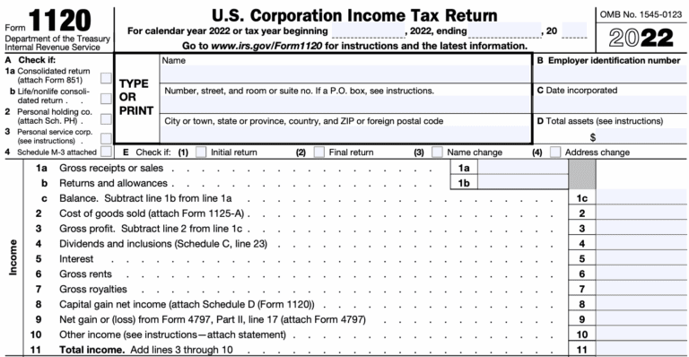 Form 1120- Best Comprehensive Guide